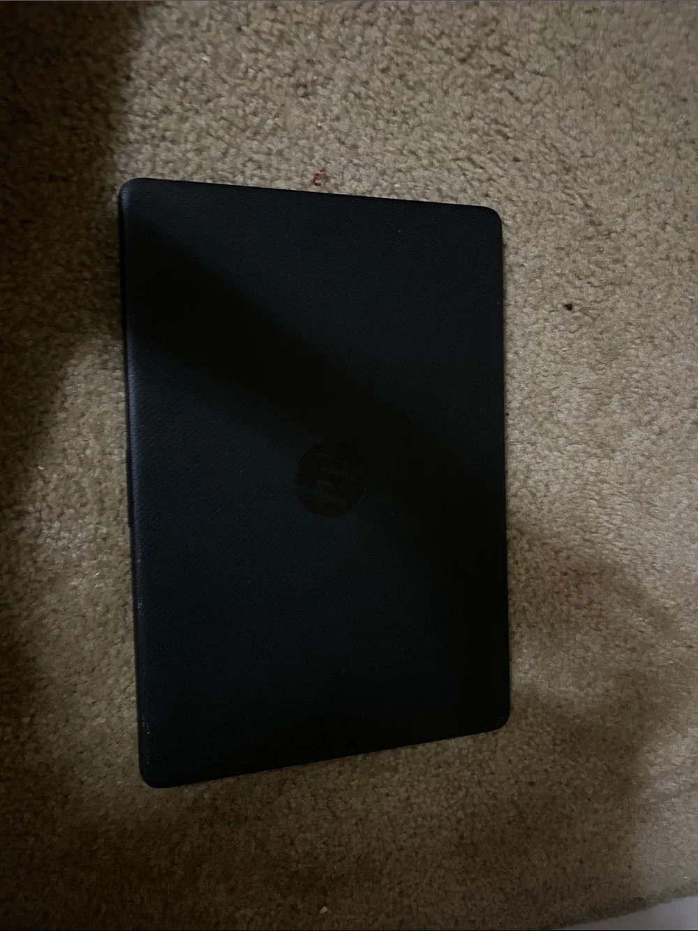 HP Black Textured Clamshell Laptop